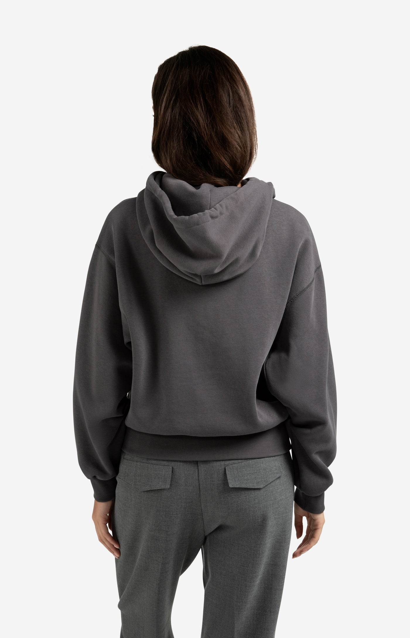 HOODIE MET GEPLOOIDE ZOOM | YAYA