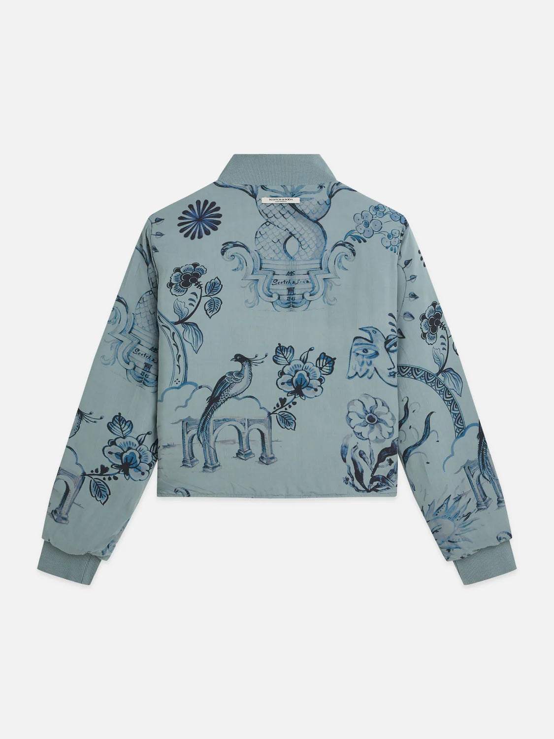 ROYAL DELFT QUILTED REVERSIBLE JACKET | SCOTCH & SODA