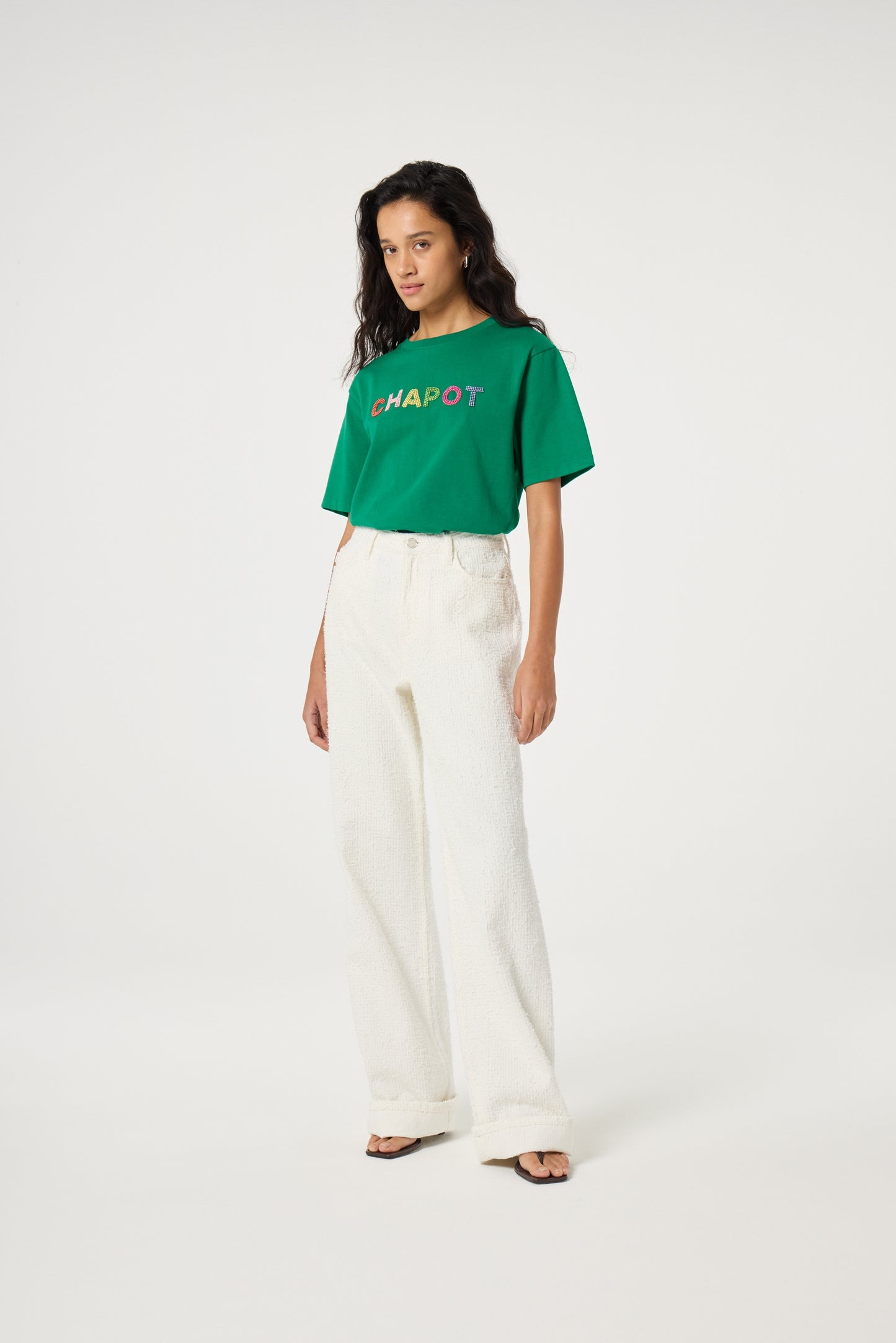 PEARL T-SHIRT EVERGREEN | FABIENNE CHAPOT