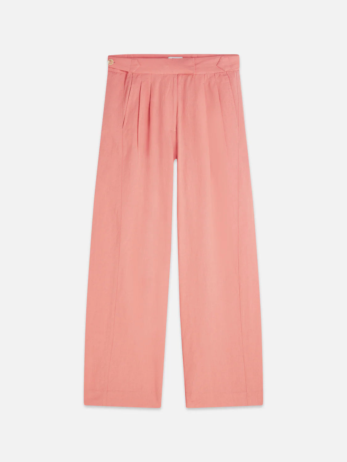 QUINN MID RISE WIDE LEG LINEN COTTON PANTS | SCOTCH & SODA
