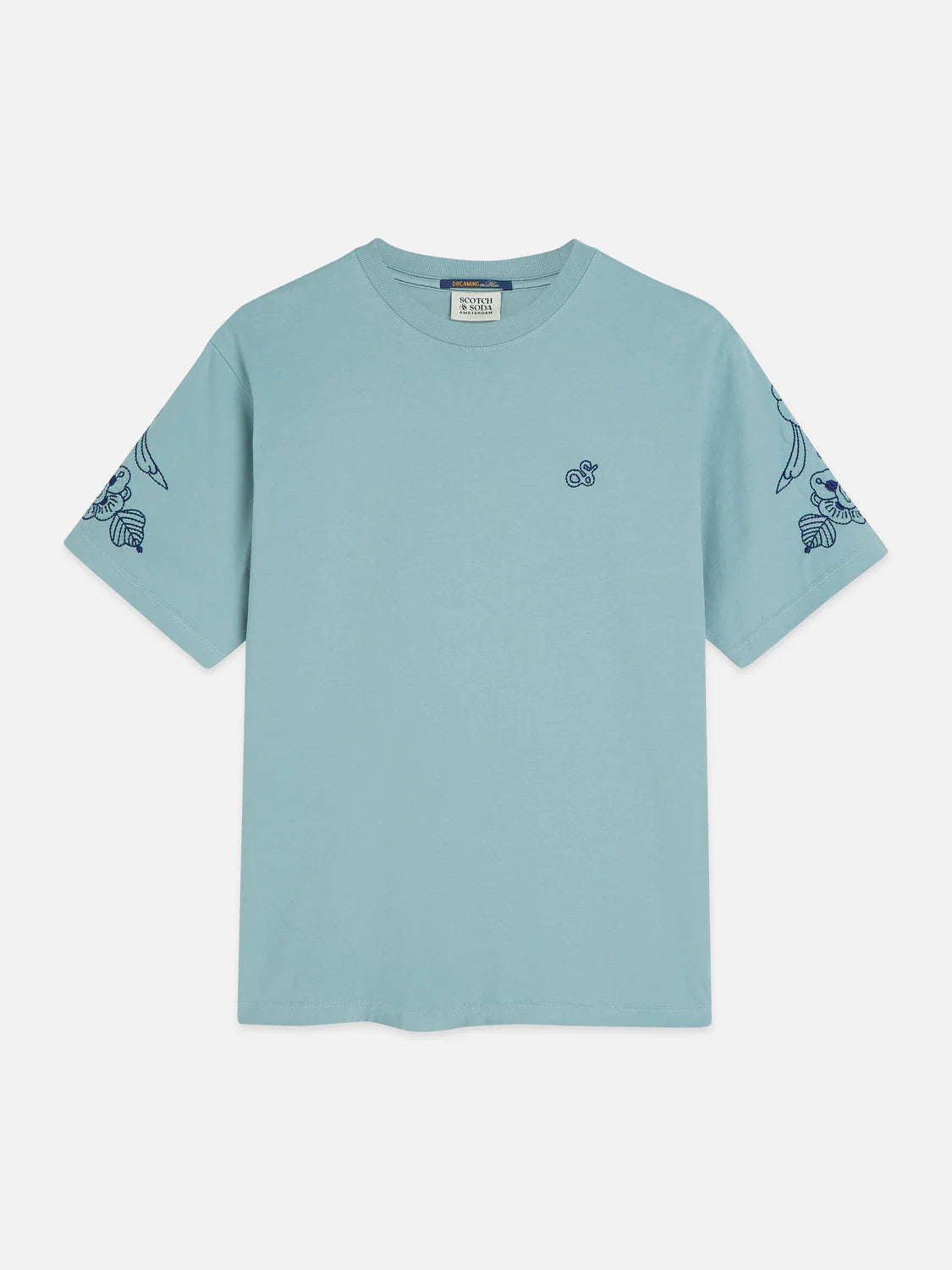 EMBROIDERED LOOSE T-SHIRT | SCOTCH & SODA