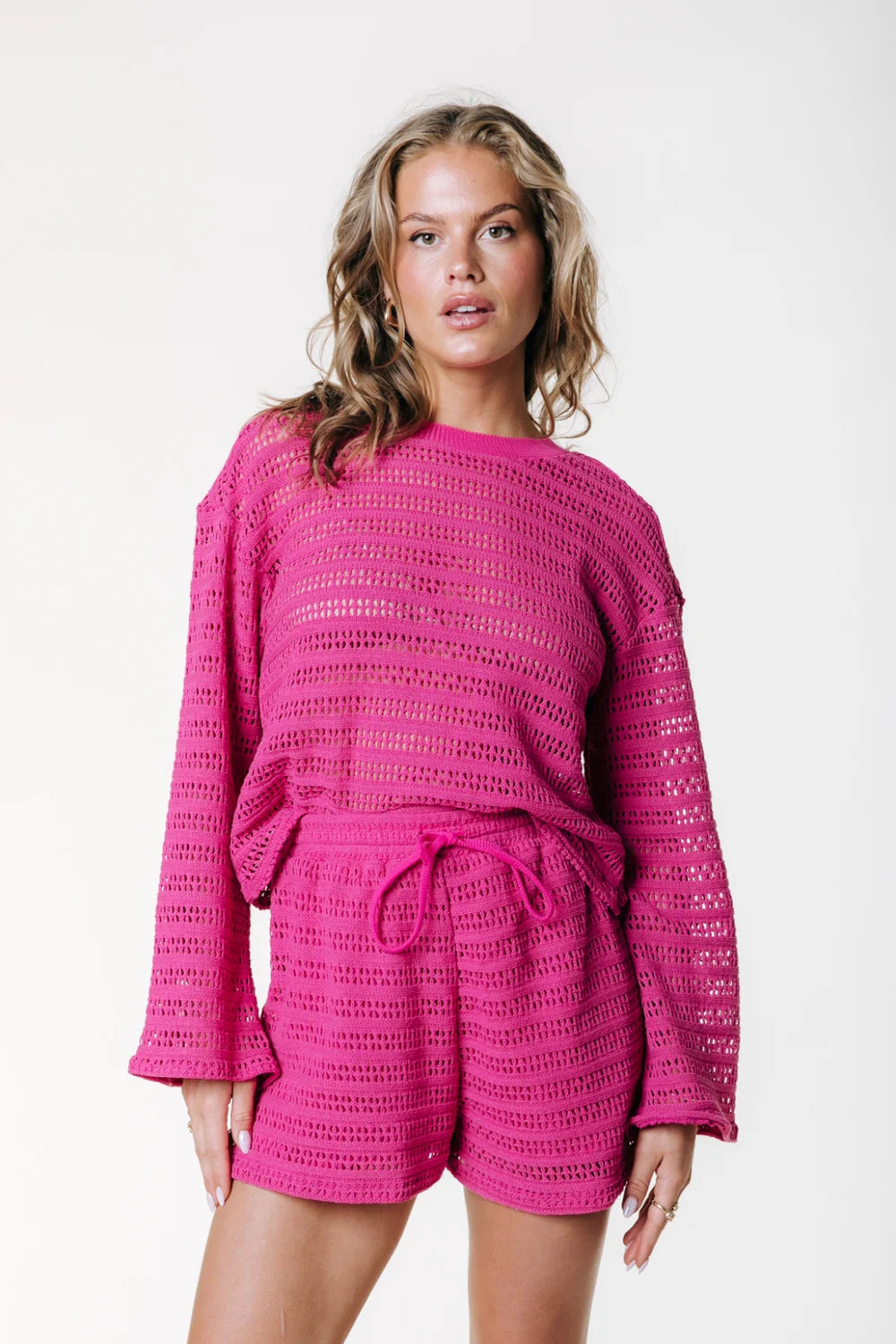 NORAH CROCKET SHORT DARK FUCHSIA | COLOURFUL REBEL