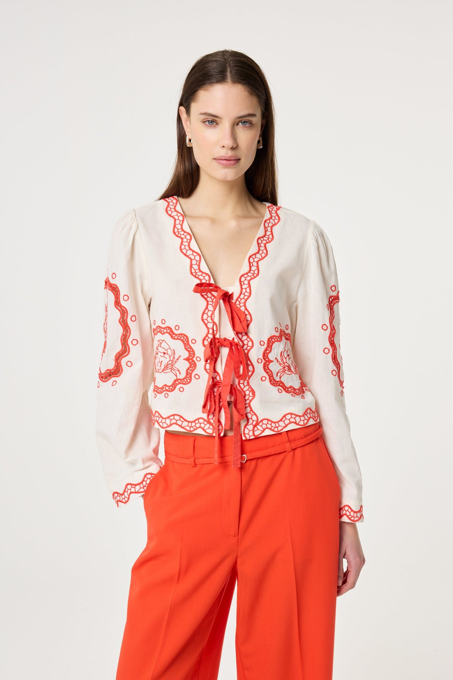 SERVIETTE BLOUSE TANGERINE TANGO | FABIENNE CHAPOT