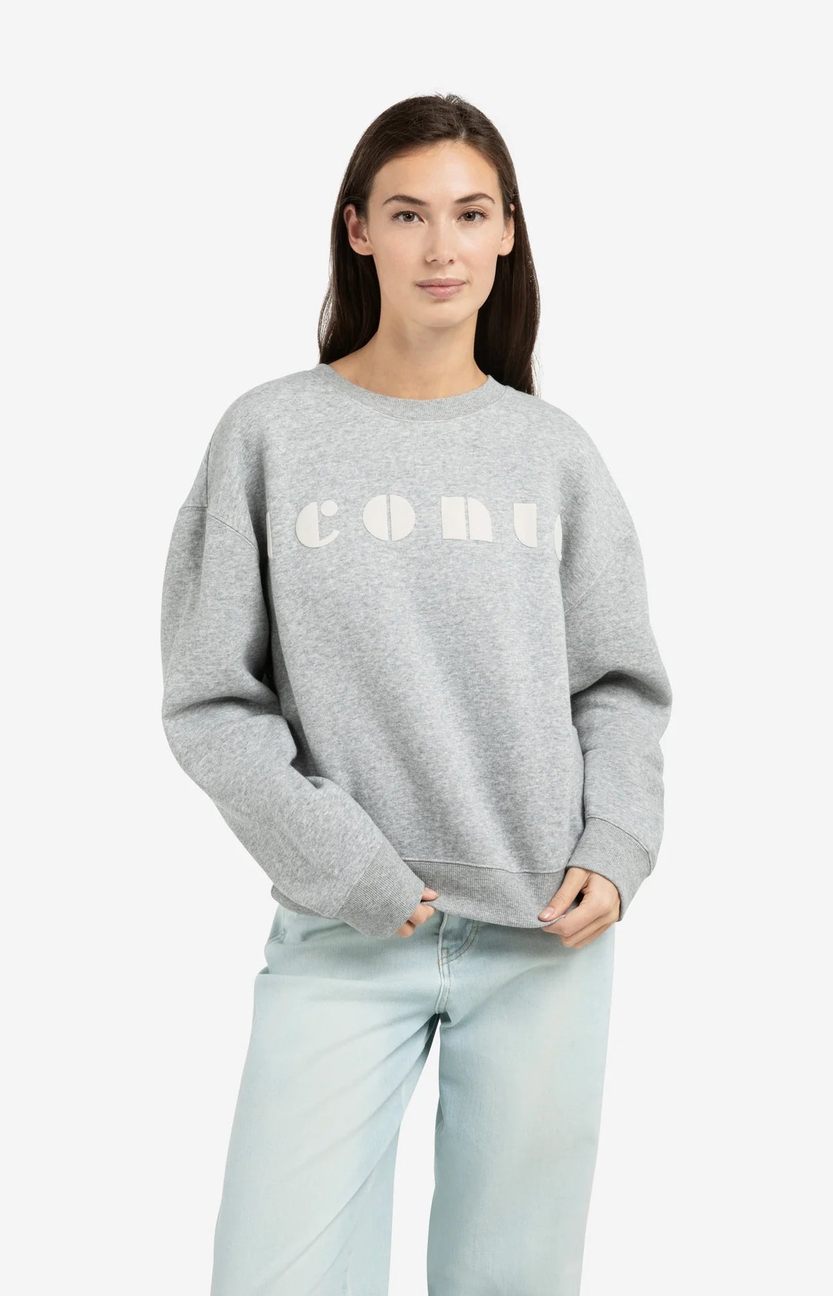 ZACHTE SWEATER MET ARTWORK | YAYA