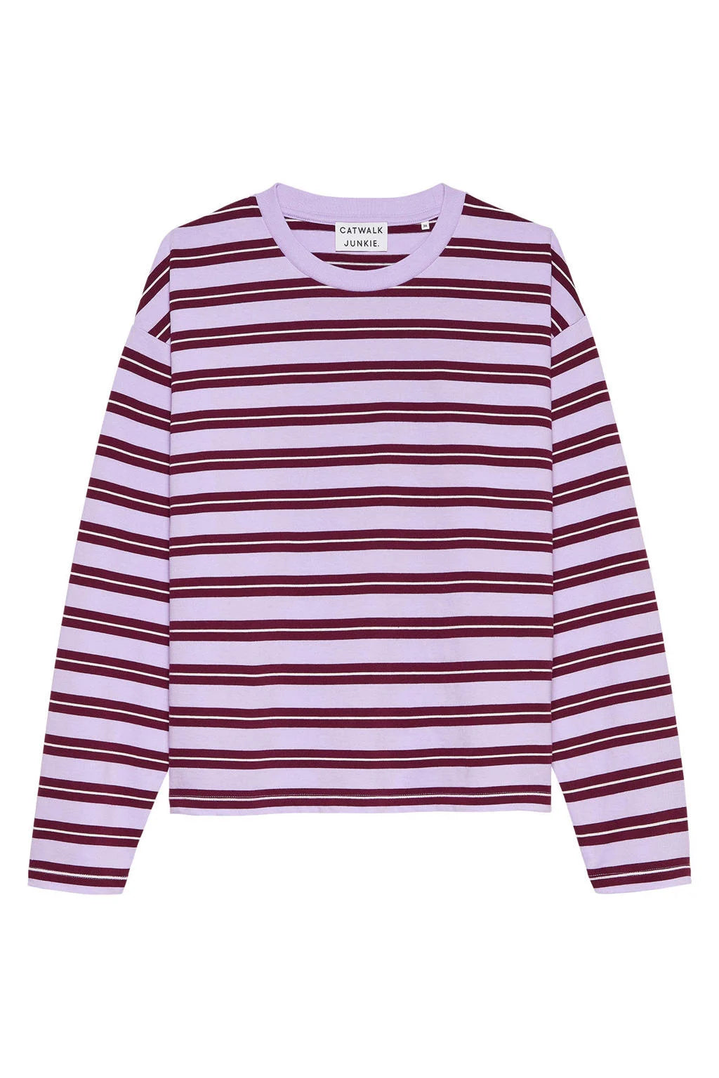 STRIPED LONGSLEEVE LAVENDER FROST | CATWALK JUNKIE