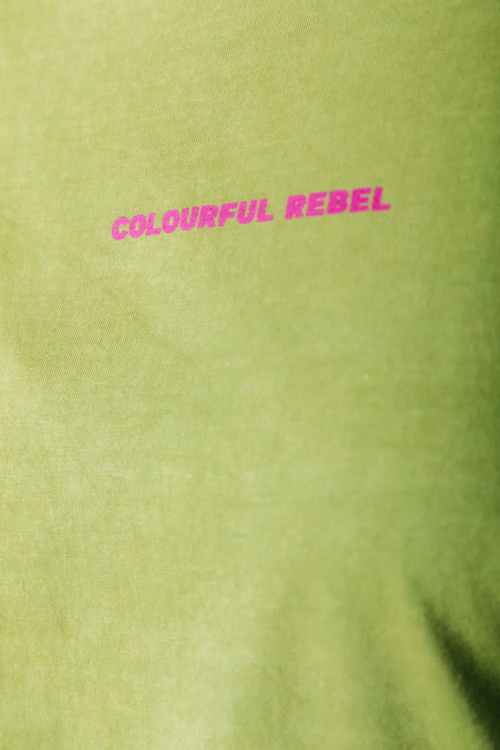 UNI LOGO T-SHIRT PICKLE GREEN | COLOURFUL REBEL