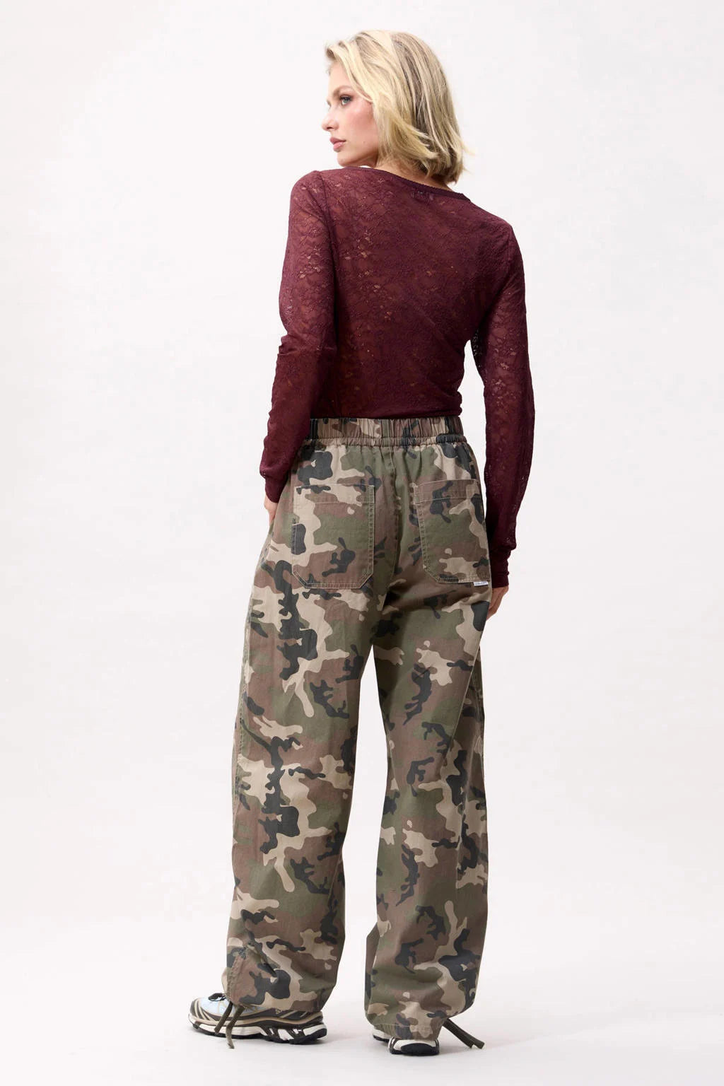 LACE LONG SLEEVE MERLOT | CATWALK JUNKIE