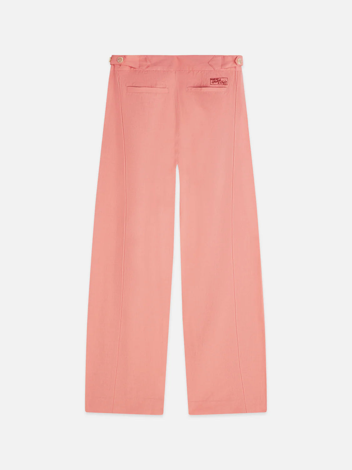 QUINN MID RISE WIDE LEG LINEN COTTON PANTS | SCOTCH & SODA