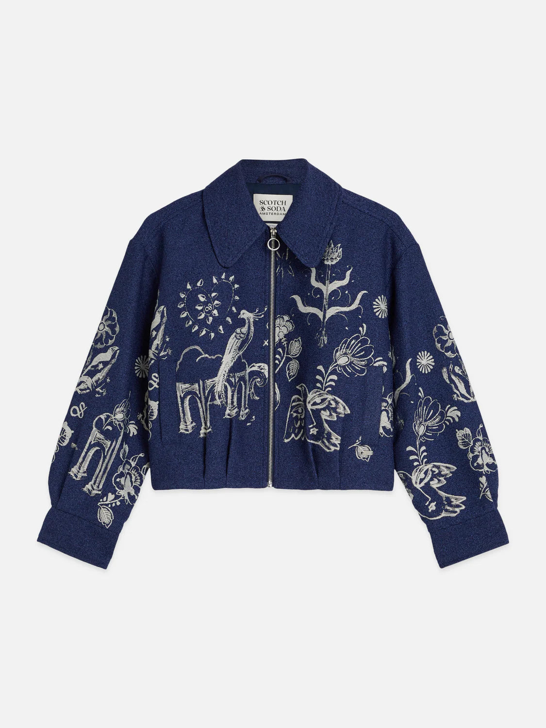 SCOTCH & SODA X ROYAL DELFT JACQUARD JACKET