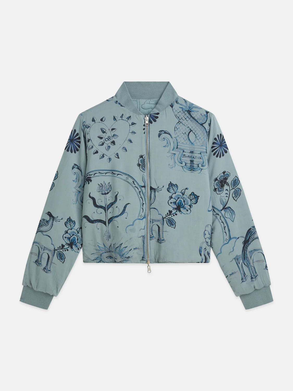 ROYAL DELFT QUILTED REVERSIBLE JACKET | SCOTCH & SODA
