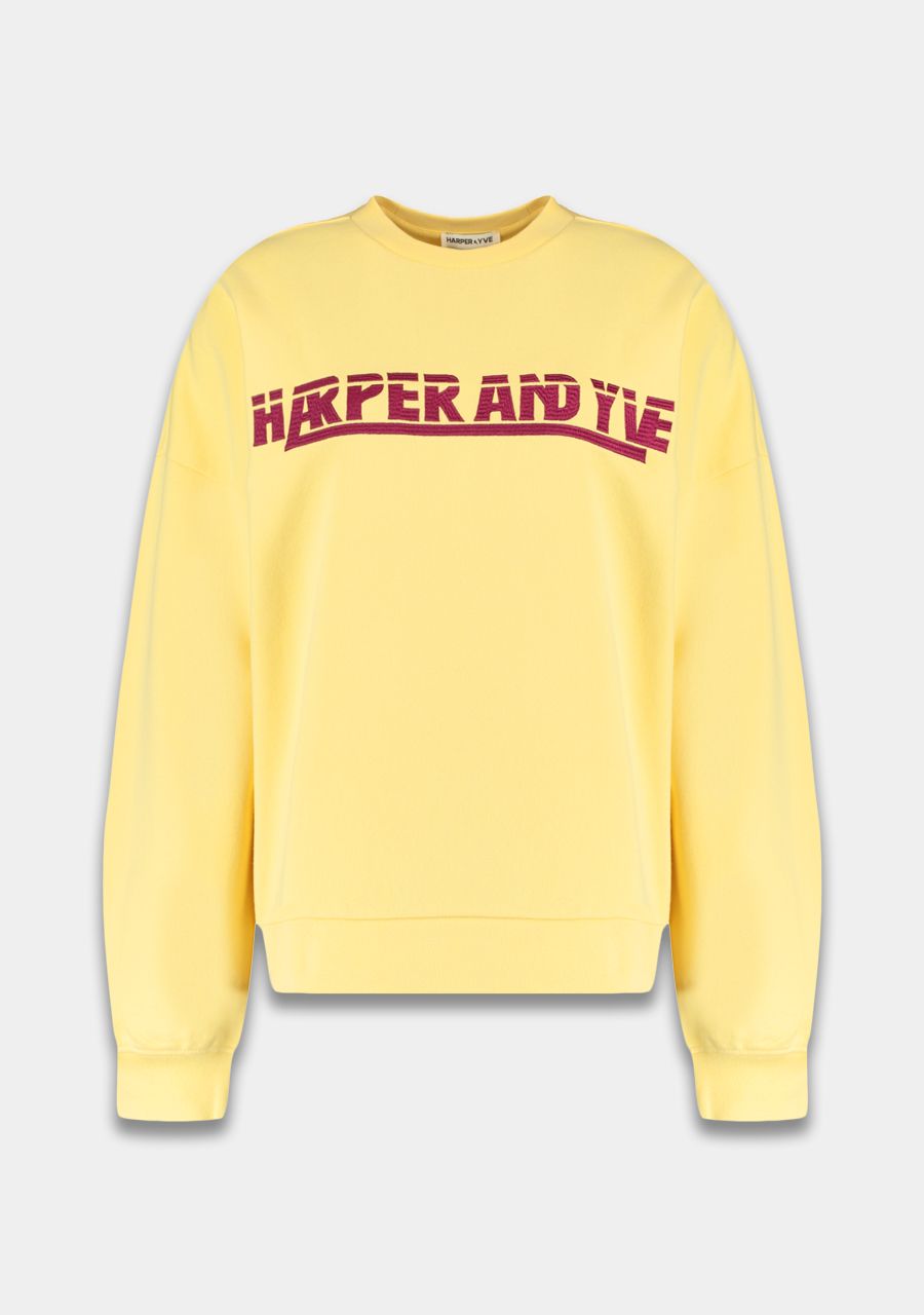 SWEATER LEX GEEL SS26 | HARPER & YVE
