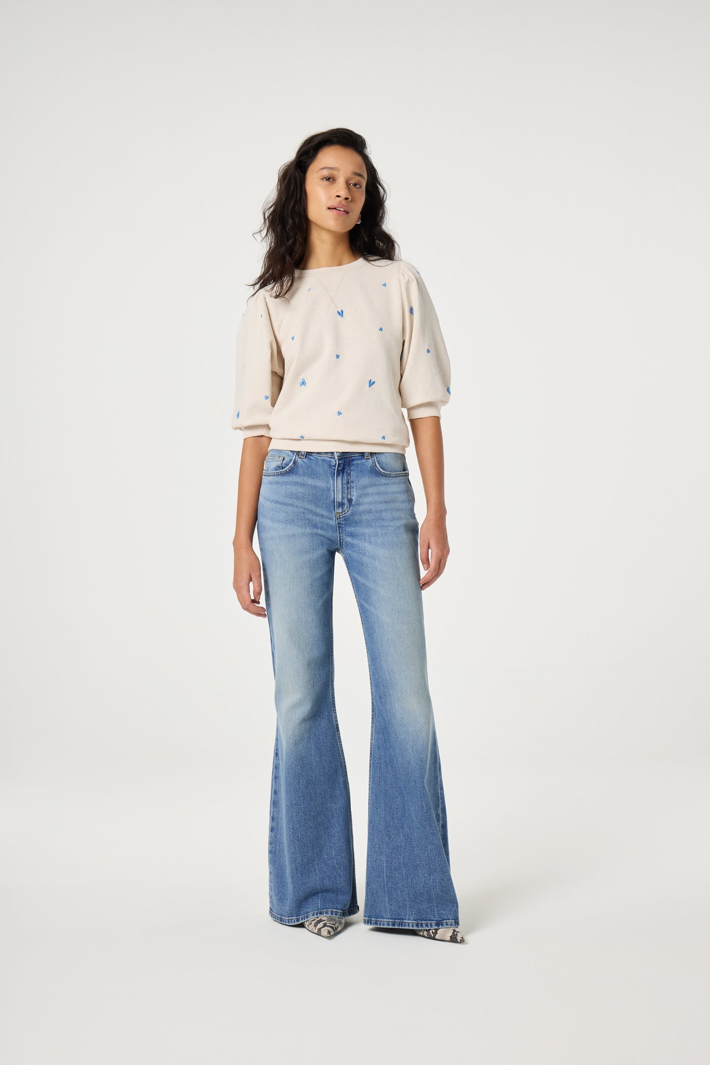 JANA SS SWEATER OATMEAL MELANGE | FABIENNE CHAPOT