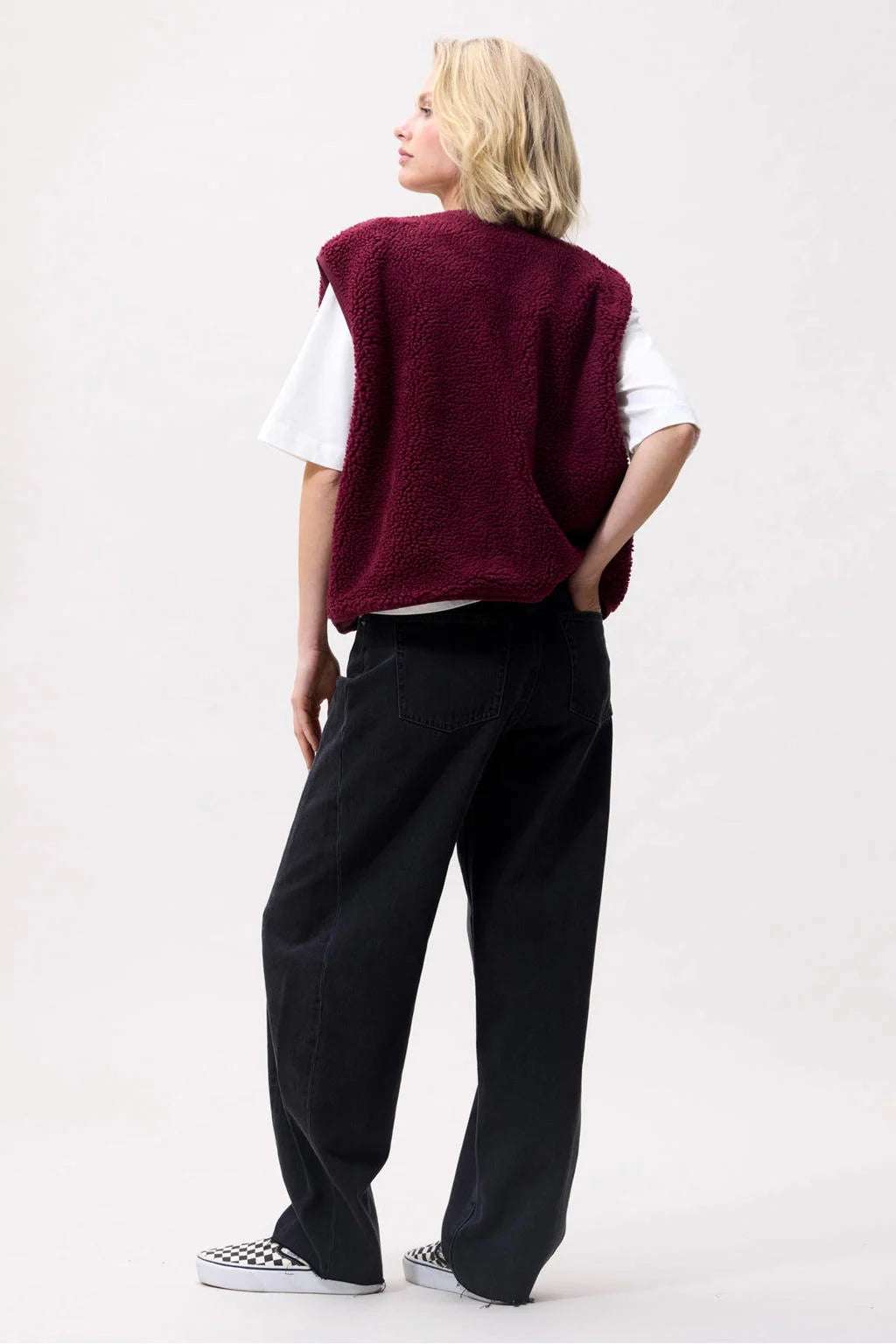 TEDDY BODYWARMER MERLOT | CATWALK JUNKIE
