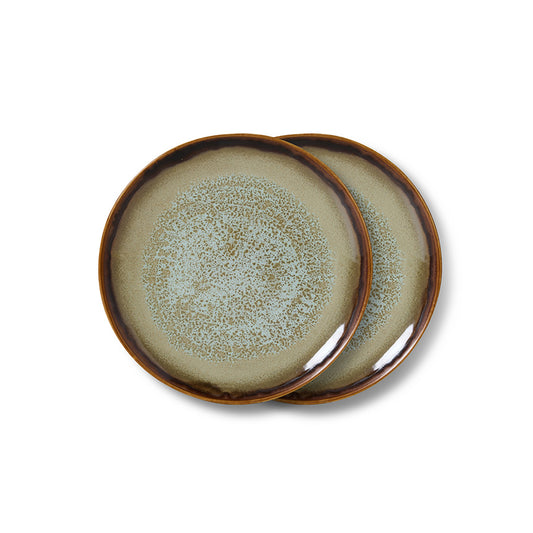 DESSERT PLATES 70S CONTRAST | HK LIVING