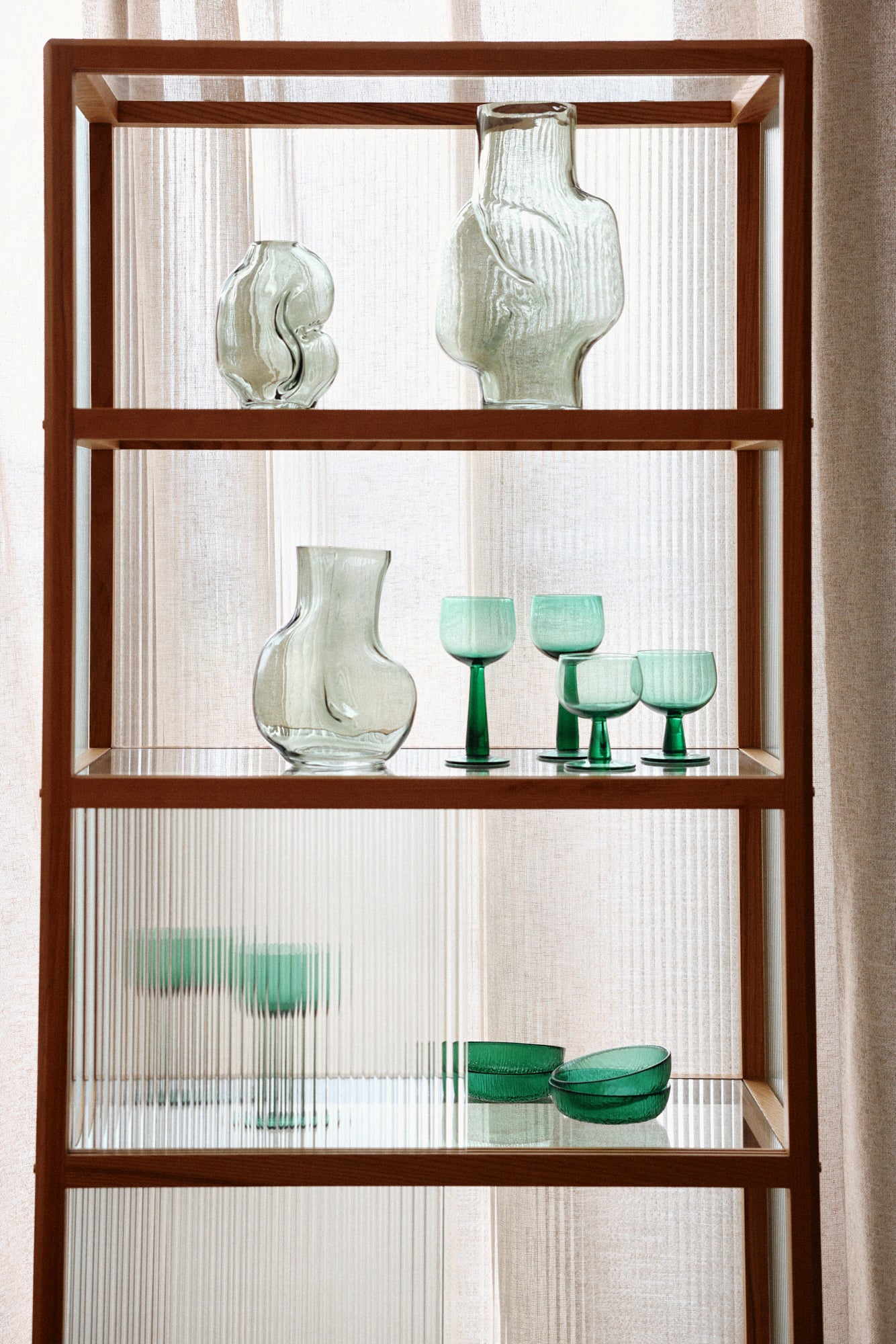 VAAS GLEAM GLASS OLIVE | HK LIVING