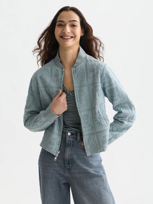 ROYAL DELFT QUILTED REVERSIBLE JACKET | SCOTCH & SODA