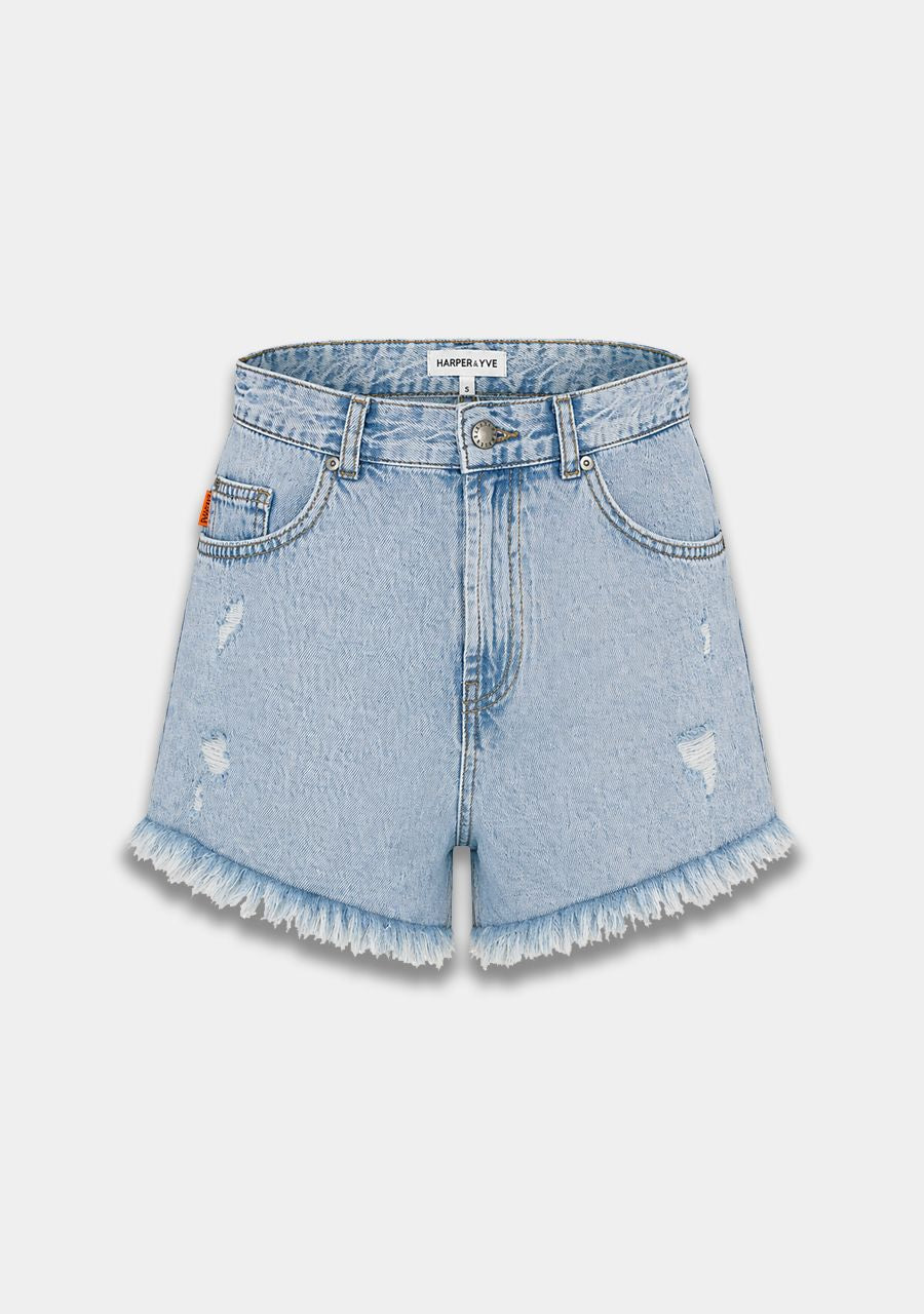 YVE SHORT LIGHT BLUE | HARPER & YVE