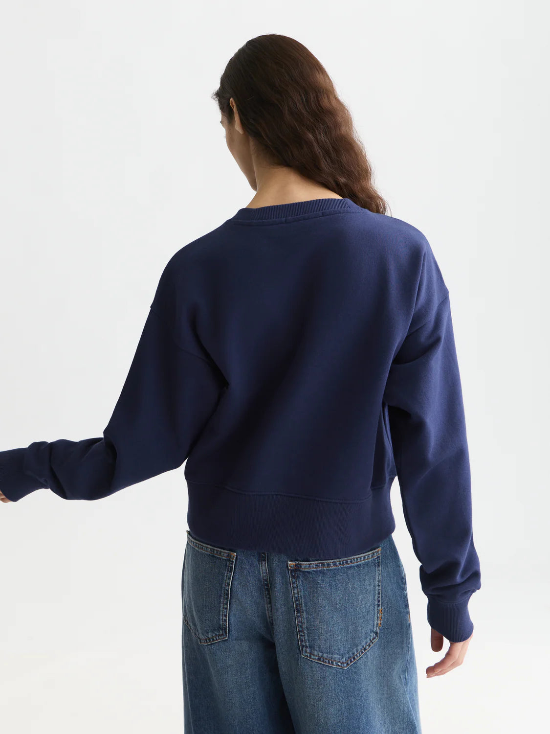 RIBBON EMBROIDERED LOOSE SWEATSHIRT| SCOTCH & SODA