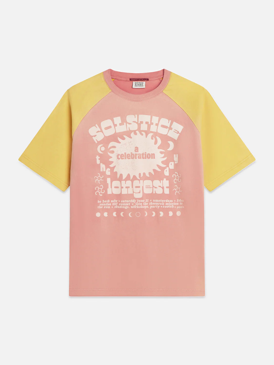 RAGLAN ARTWORK LOOSE T-SHIRT CANYON CLAY | SCOTCH & SODA