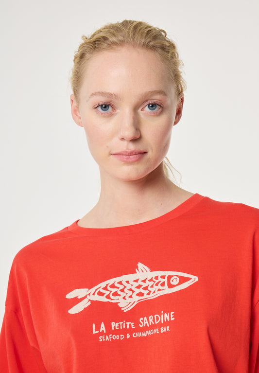 FAY T-SHIRT TANGERINE TANGO | FABIENNE CHAPOT