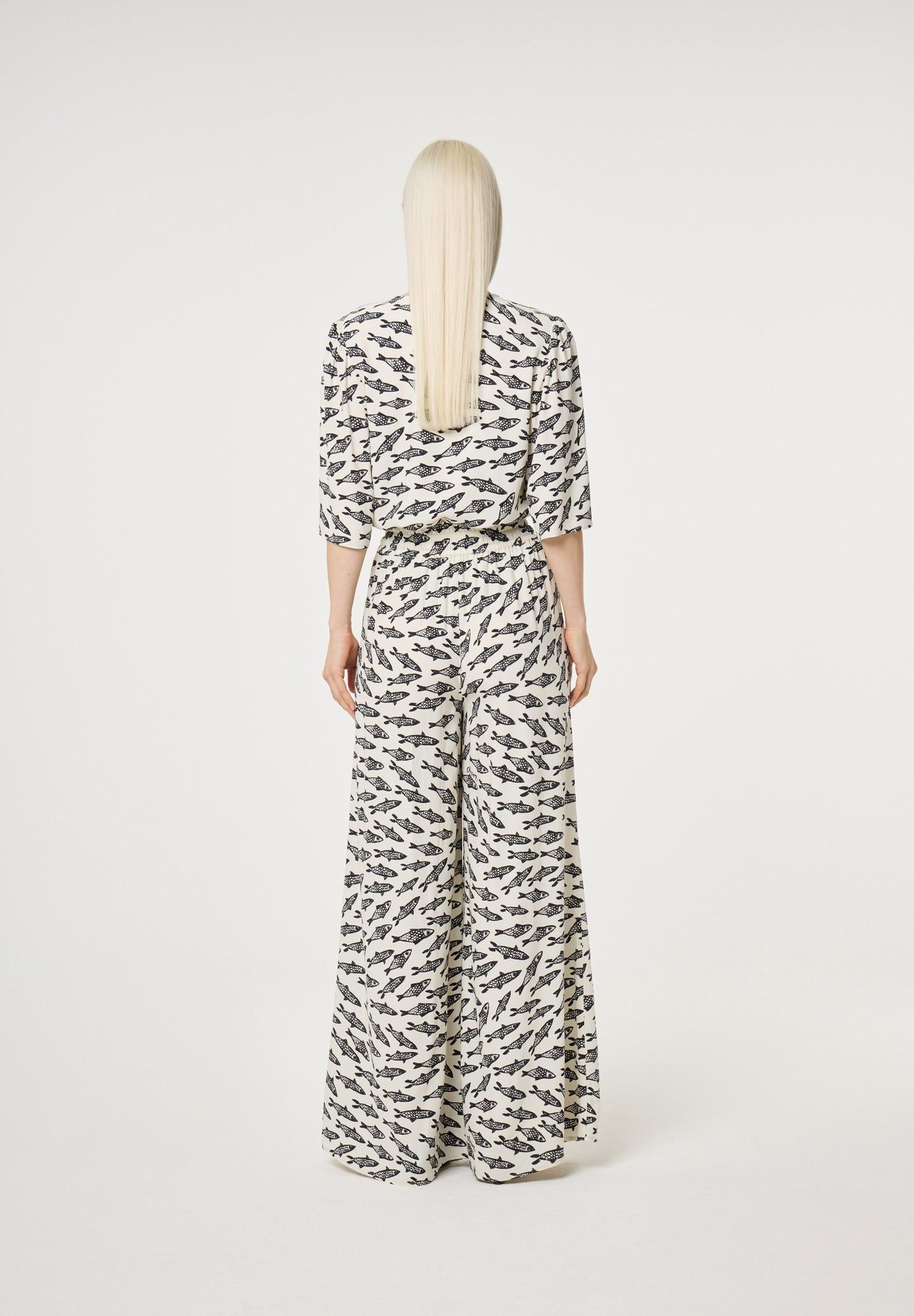 STARLET BLOUSE COSY WHITE BLACK | FABIENNE CHAPOT