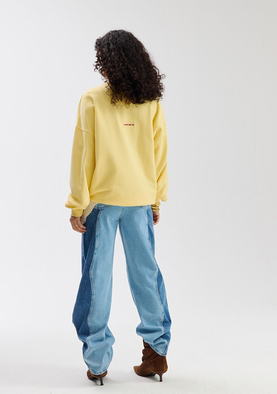 SWEATER LEX GEEL SS26 | HARPER & YVE