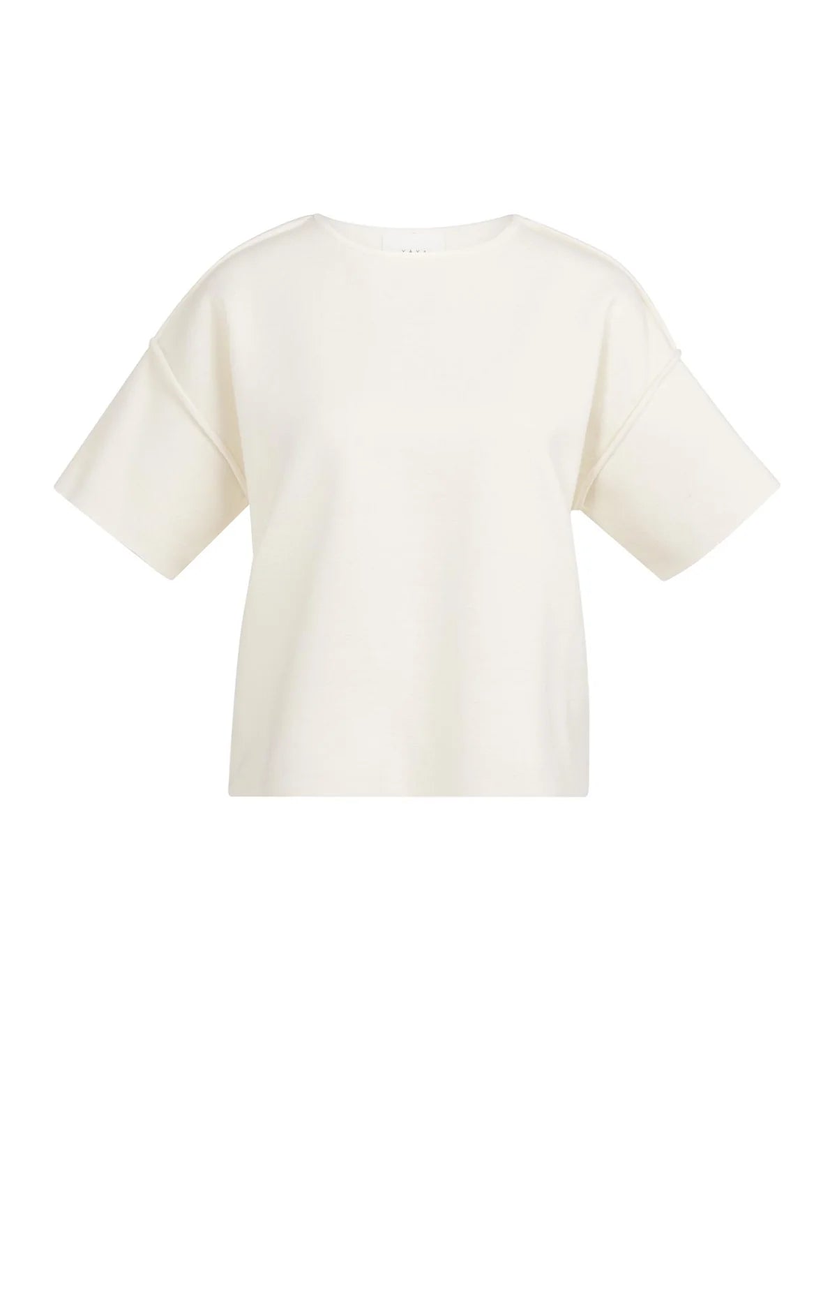 SWEATER MET KORTE MOUWEN EN NAADDETAILS | YAYA