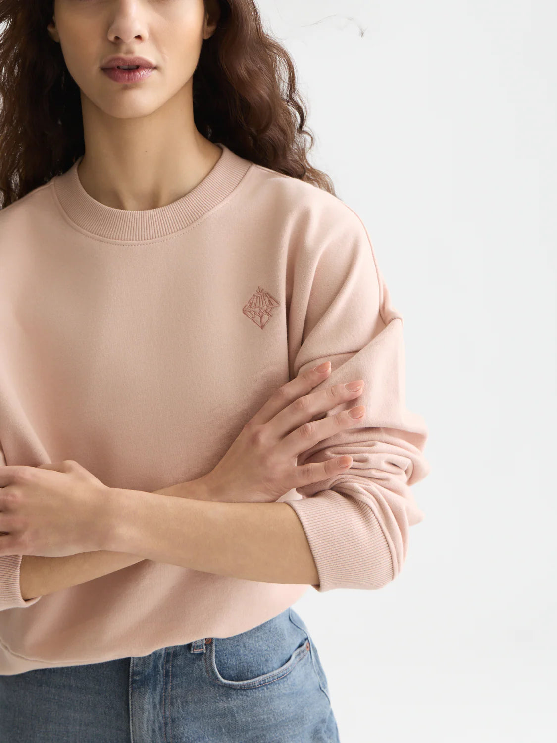 EMBROIDERED LOGO RELAXED SWEATSHIRT | SCOTCH & SODA