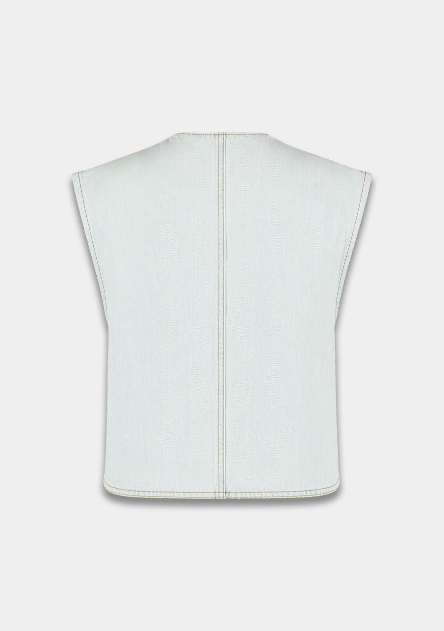 GILET GILLY LIGHT BLUE | HARPER & YVE