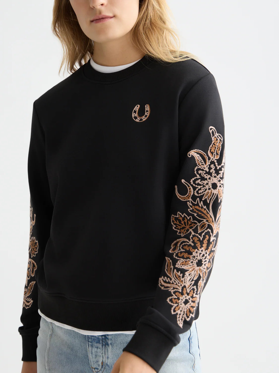 EMBROIDERED REGULAR-FIT SWEATSHIRT | SCOTCH & SODA