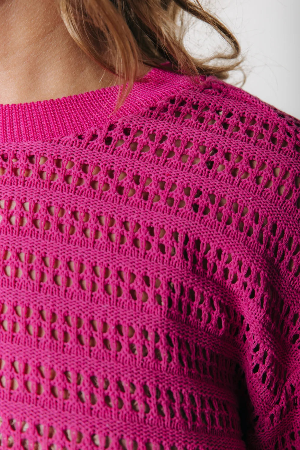 NICKY CROCKET TOP DARK FUCHSIA | COLOURFUL REBEL