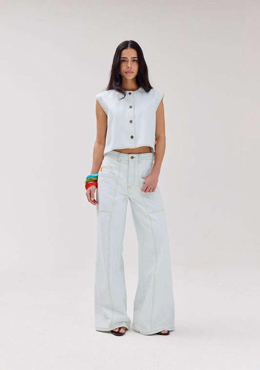 JEANS MADELYNN LIGHT BLUE | HARPER & YVE