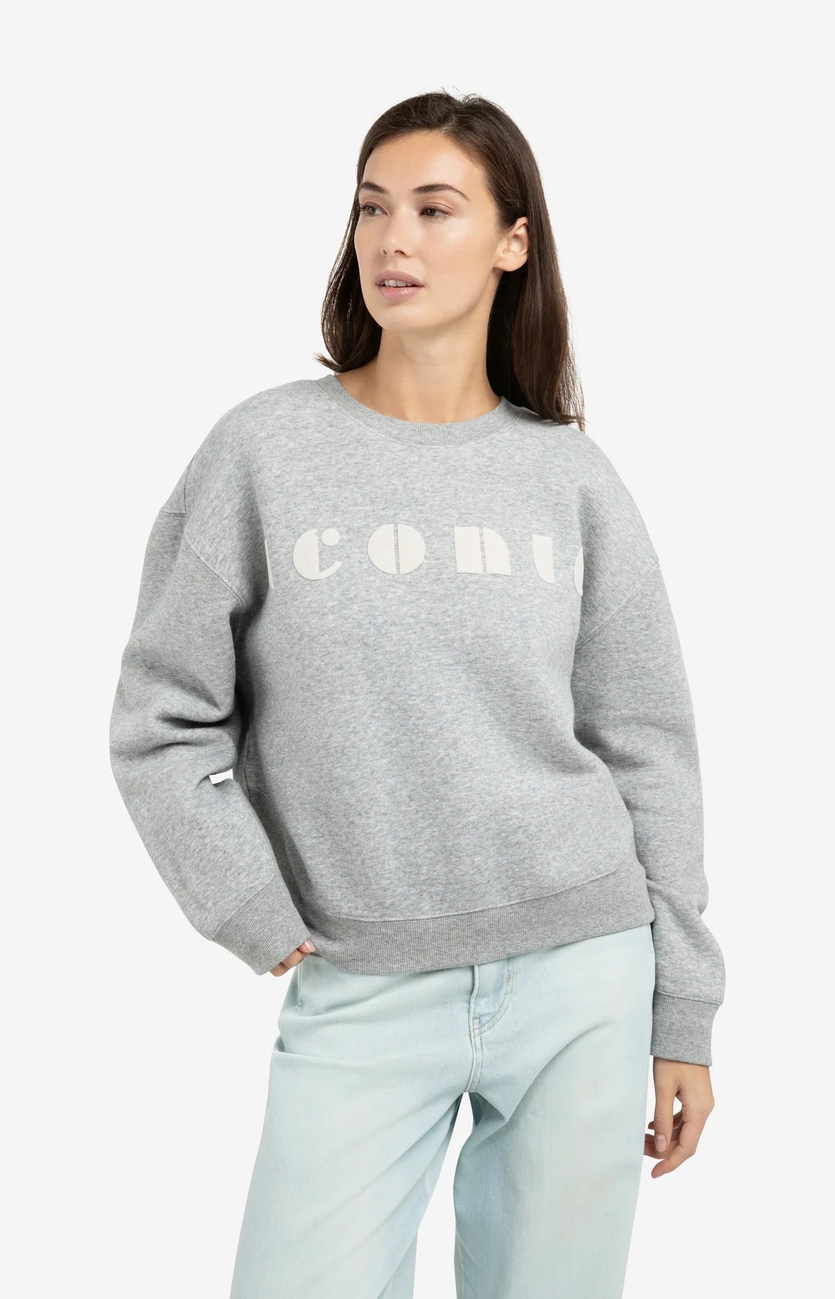 ZACHTE SWEATER MET ARTWORK | YAYA