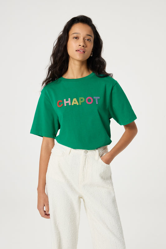 PEARL T-SHIRT EVERGREEN | FABIENNE CHAPOT