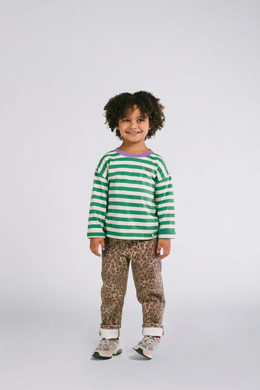 RILEY DENIM BROEK LEOPARD  | THE NEW CHAPTER