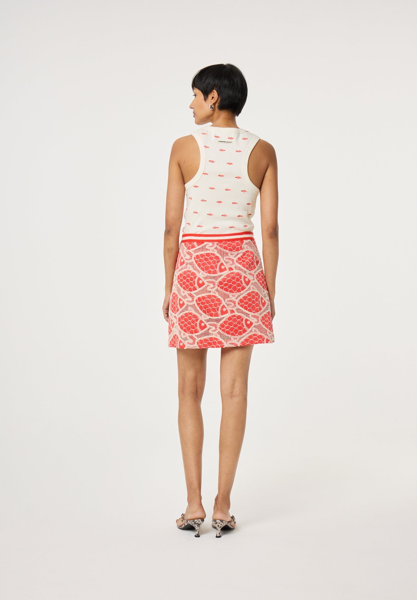 TANJA JERSEY TANK TANGERINE TANGO | FABIENNE CHAPOT