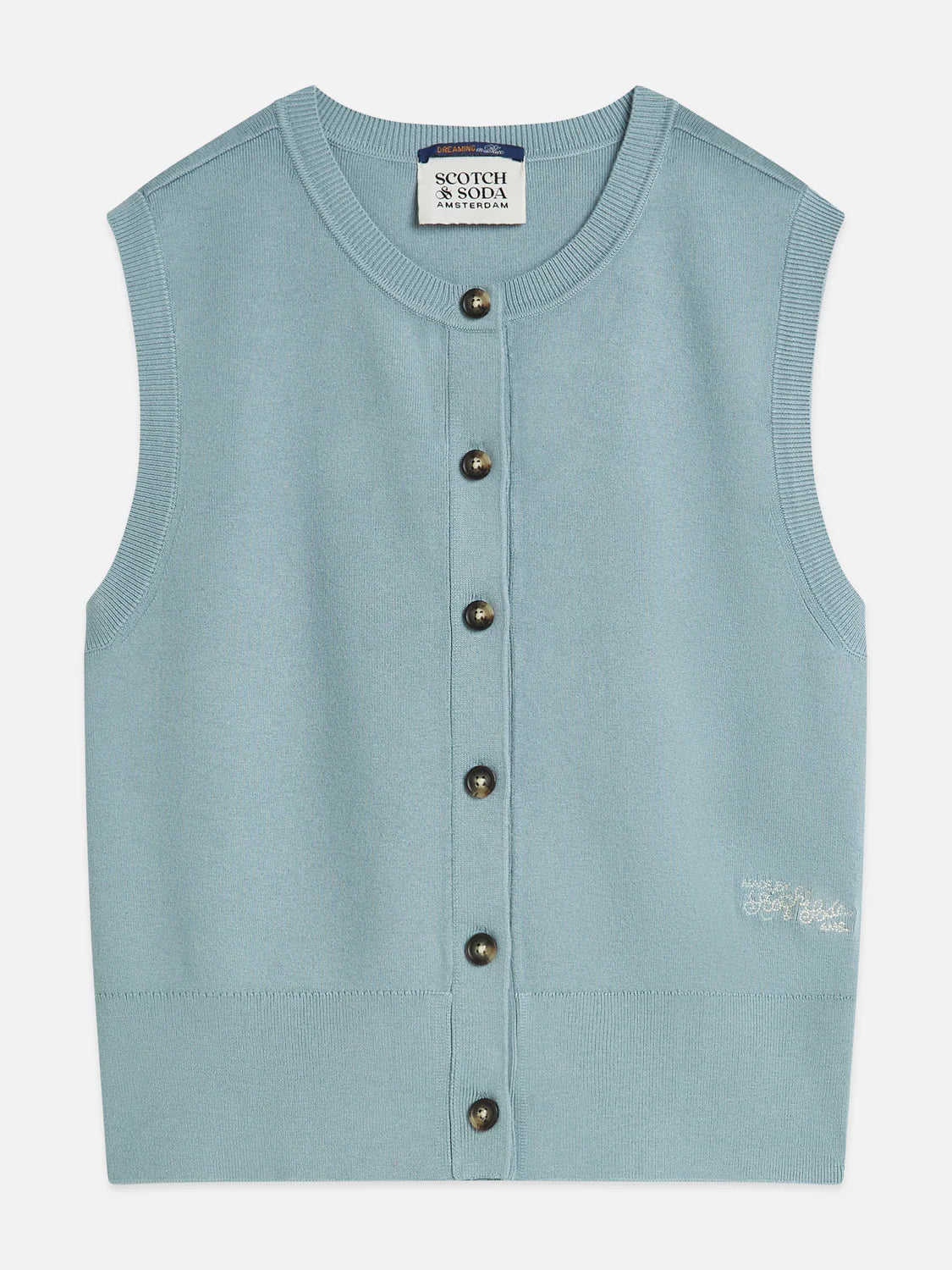 COMPACT KNITTED SPENCER | SCOTCH & SODA