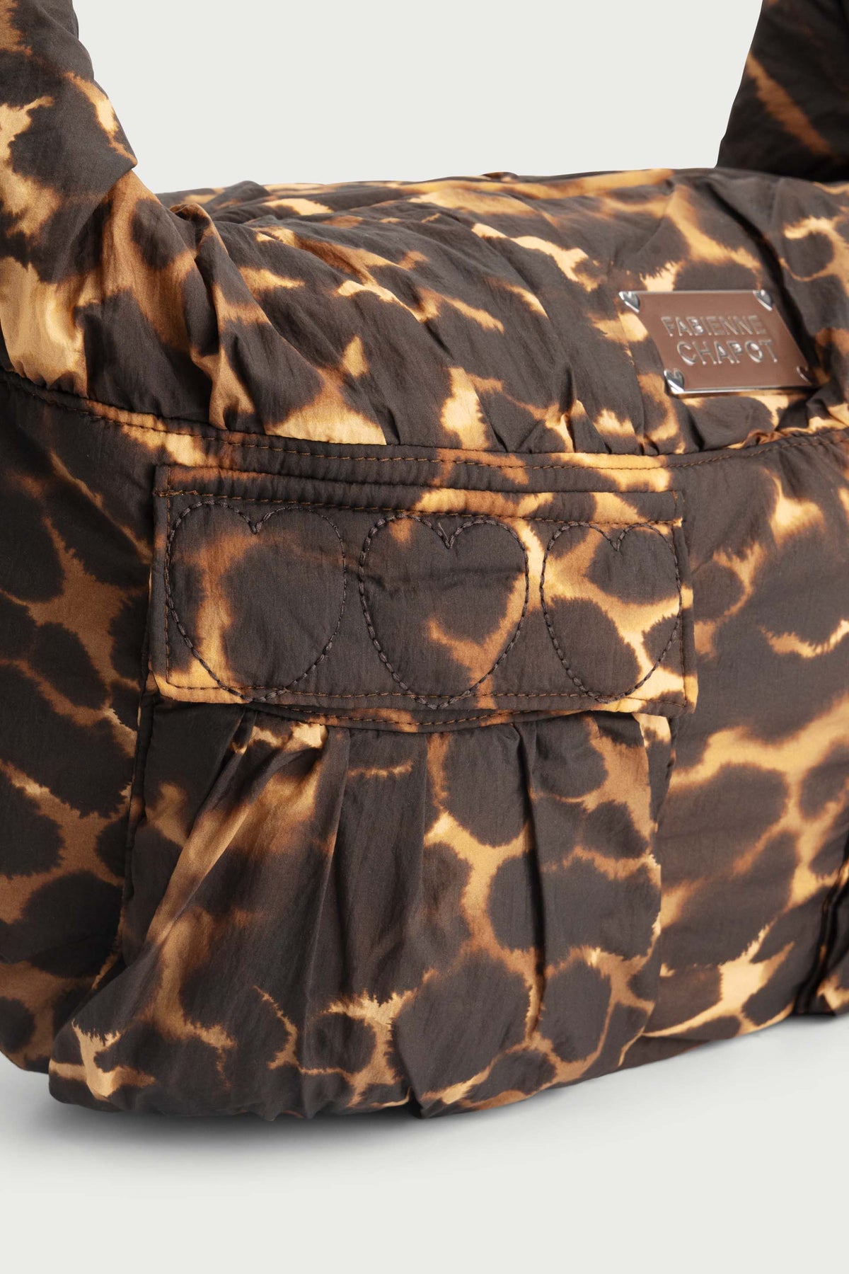 FABIANA NYLON BAG TOFFEE CAMEL CLUB | FABIENNE CHAPOT