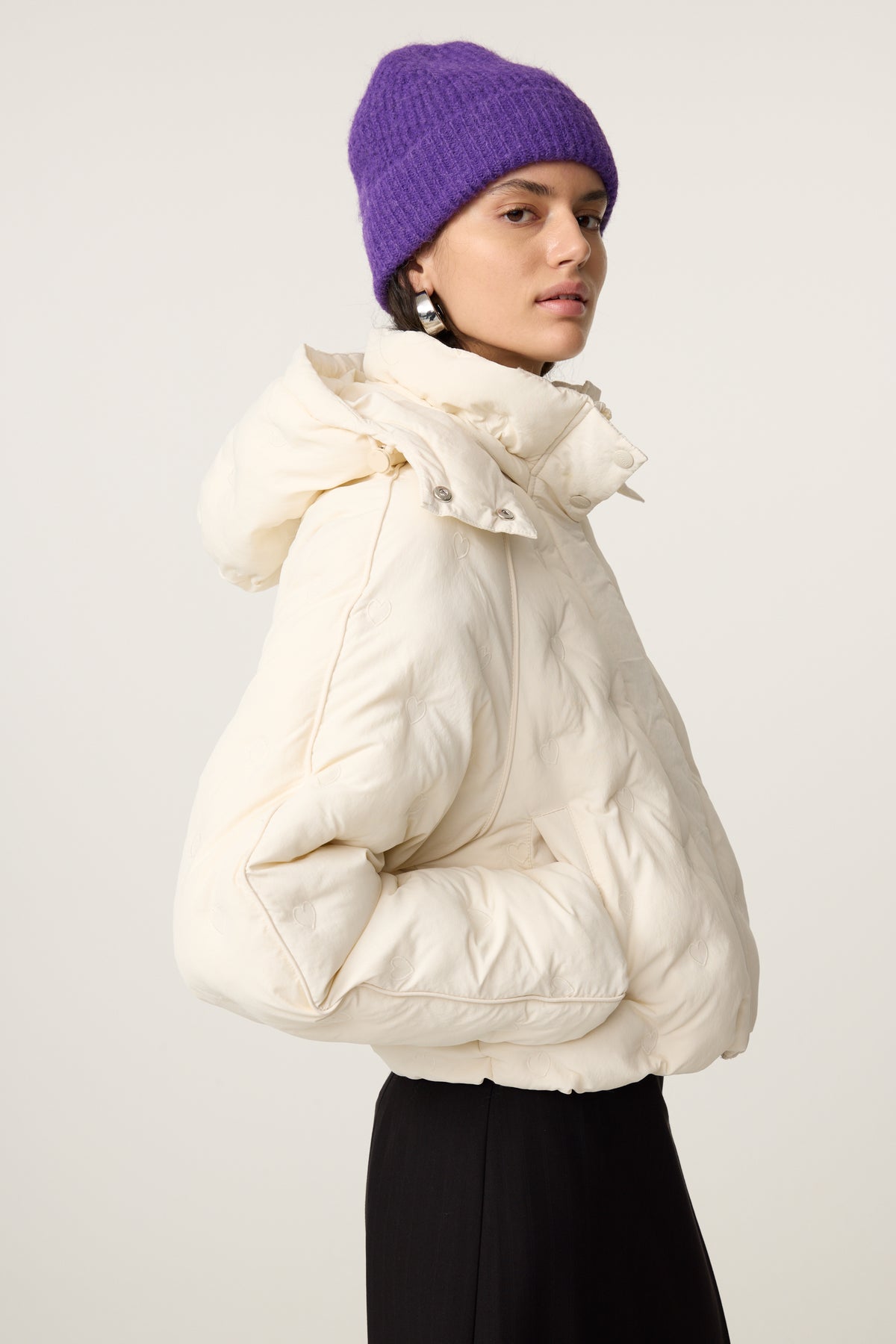 COCO BEANIE DEEP PURPLE | FABIENNE CHAPOT
