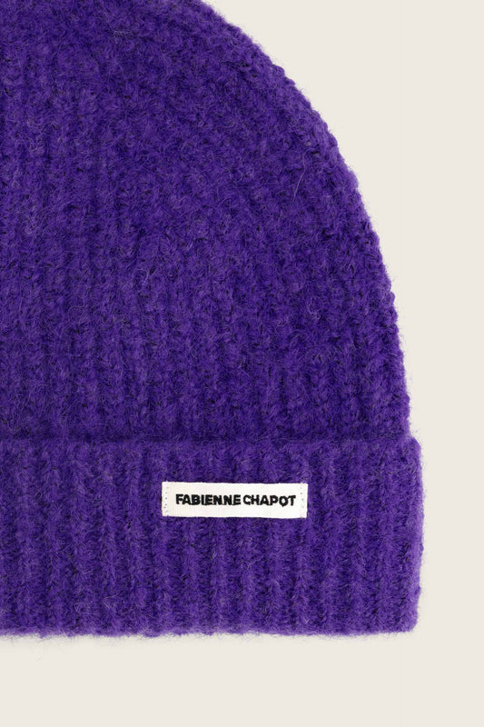 COCO BEANIE DEEP PURPLE | FABIENNE CHAPOT