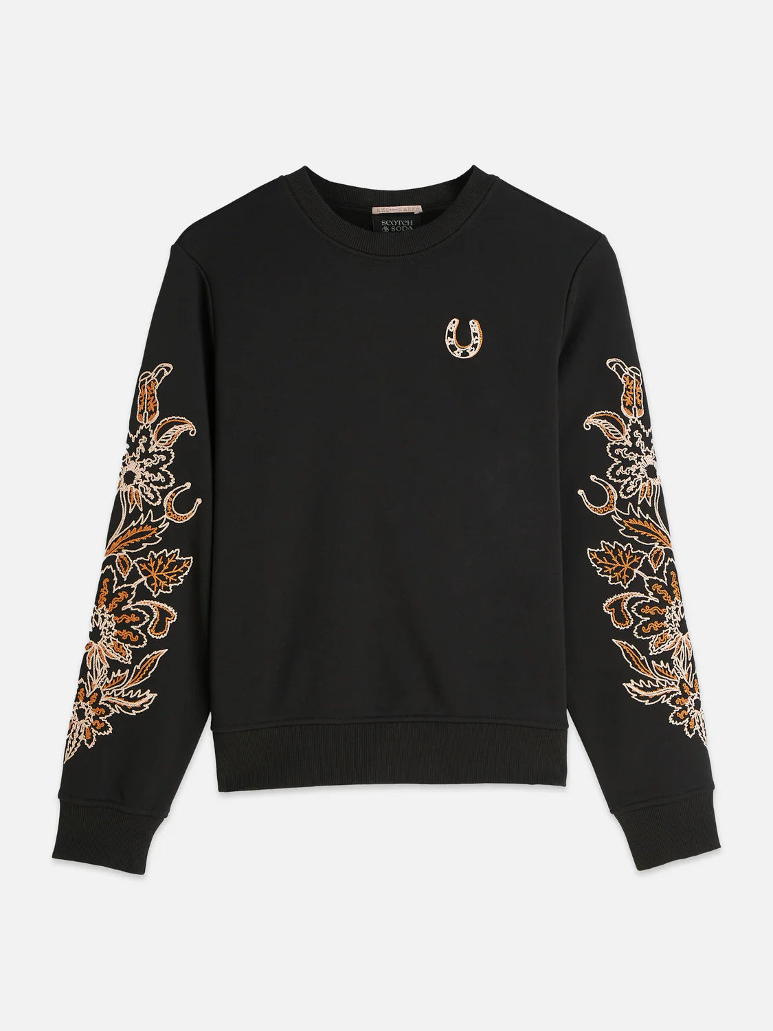 EMBROIDERED REGULAR-FIT SWEATSHIRT | SCOTCH & SODA