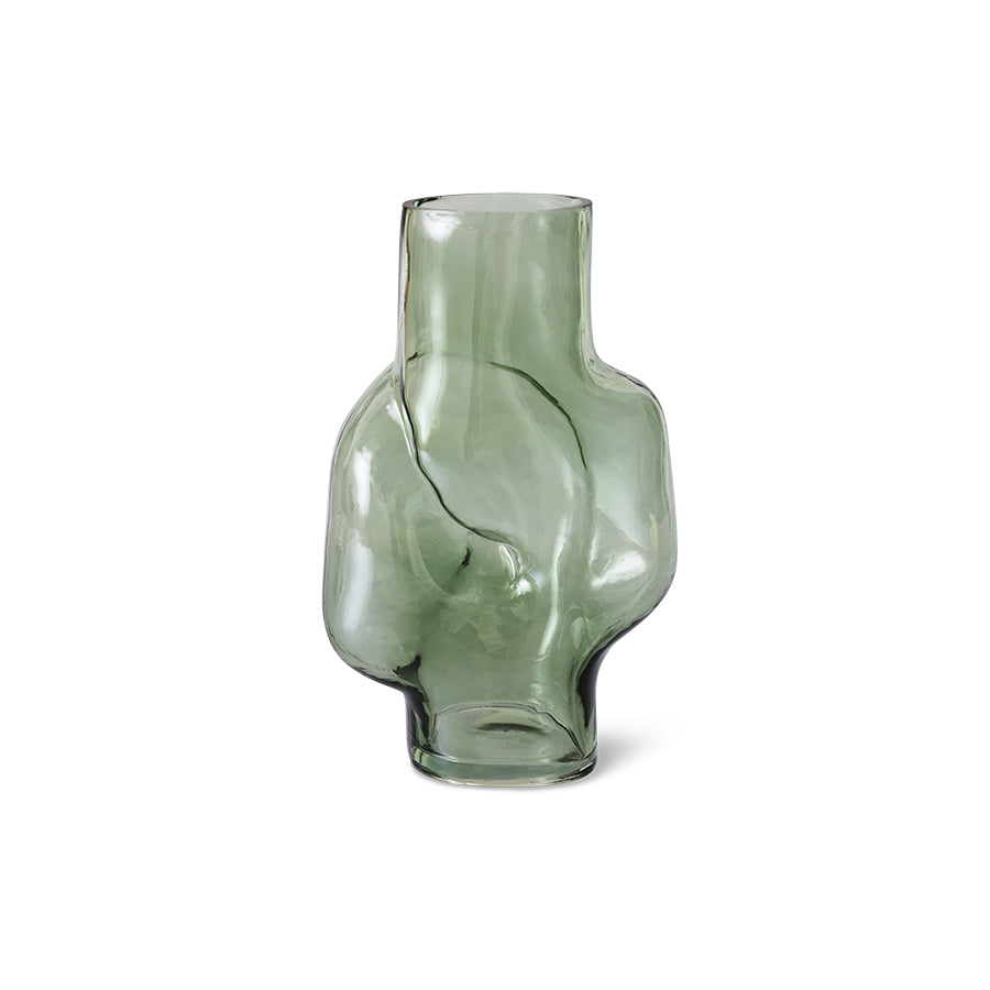 VAAS GLEAM GLASS OLIVE | HK LIVING