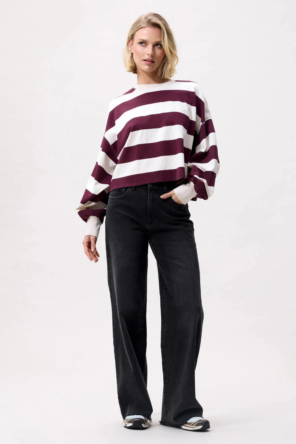 OVERSIZED T-SHIRT MERLOT | CATWALK JUNKIE