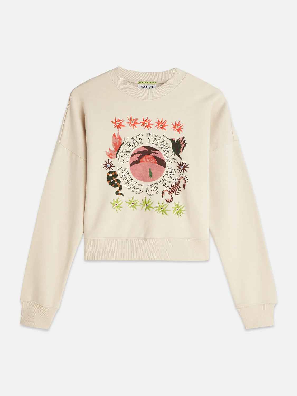 ARTWORK RELAXED FIT SWEATSHIRT | SCOTCH & SODA