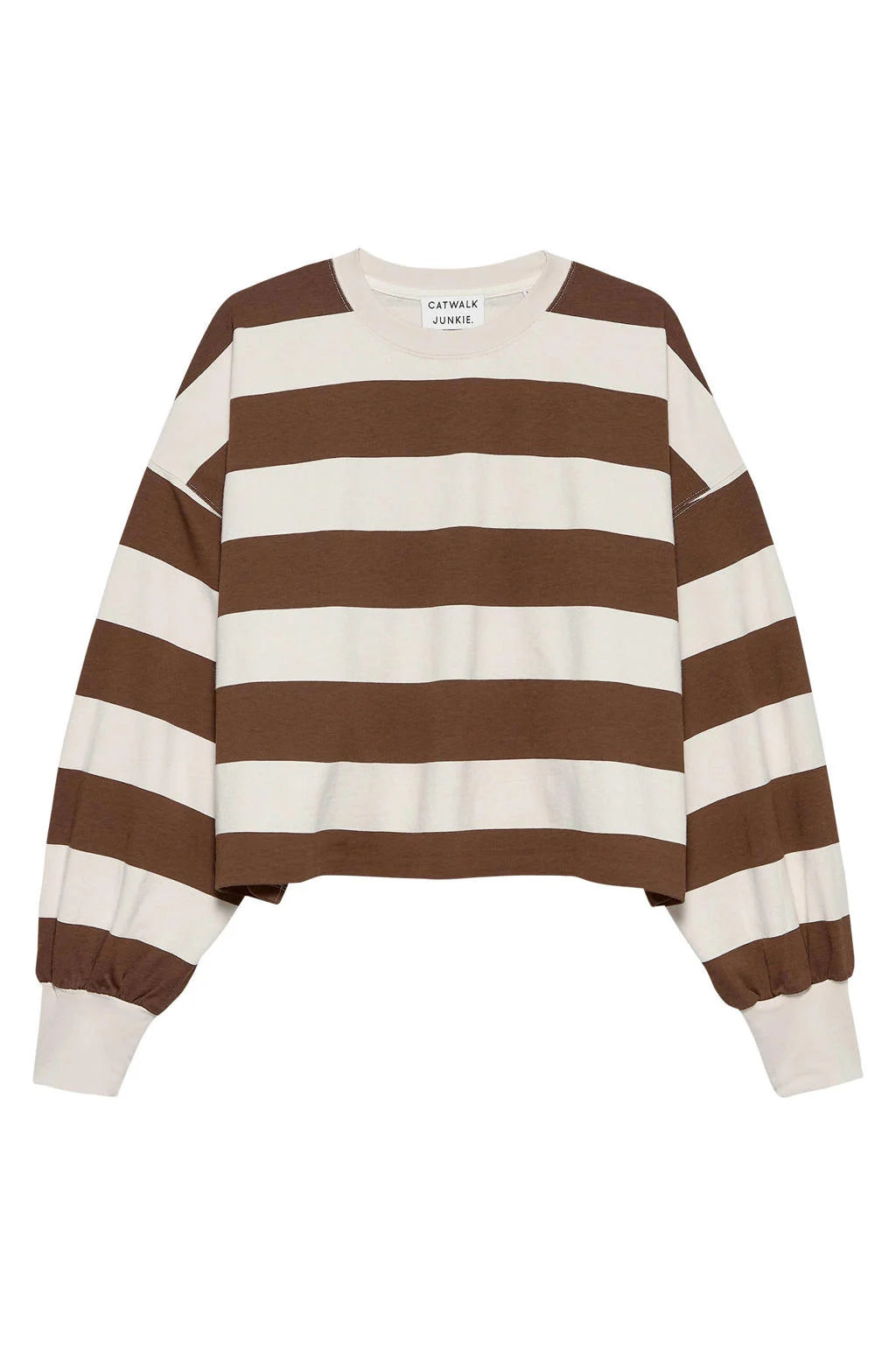 OVERSIZED STRIPED LONGSLEEVE ROCKY ROAD | CATWALK JUNKIE
