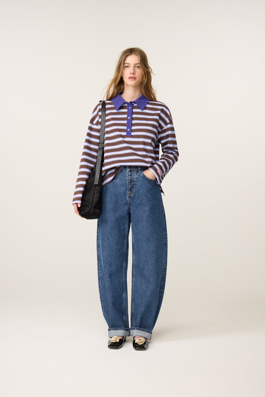PAULA SWEATER VIOLETTA / TOFFEE | FABIENNE CHAPOT