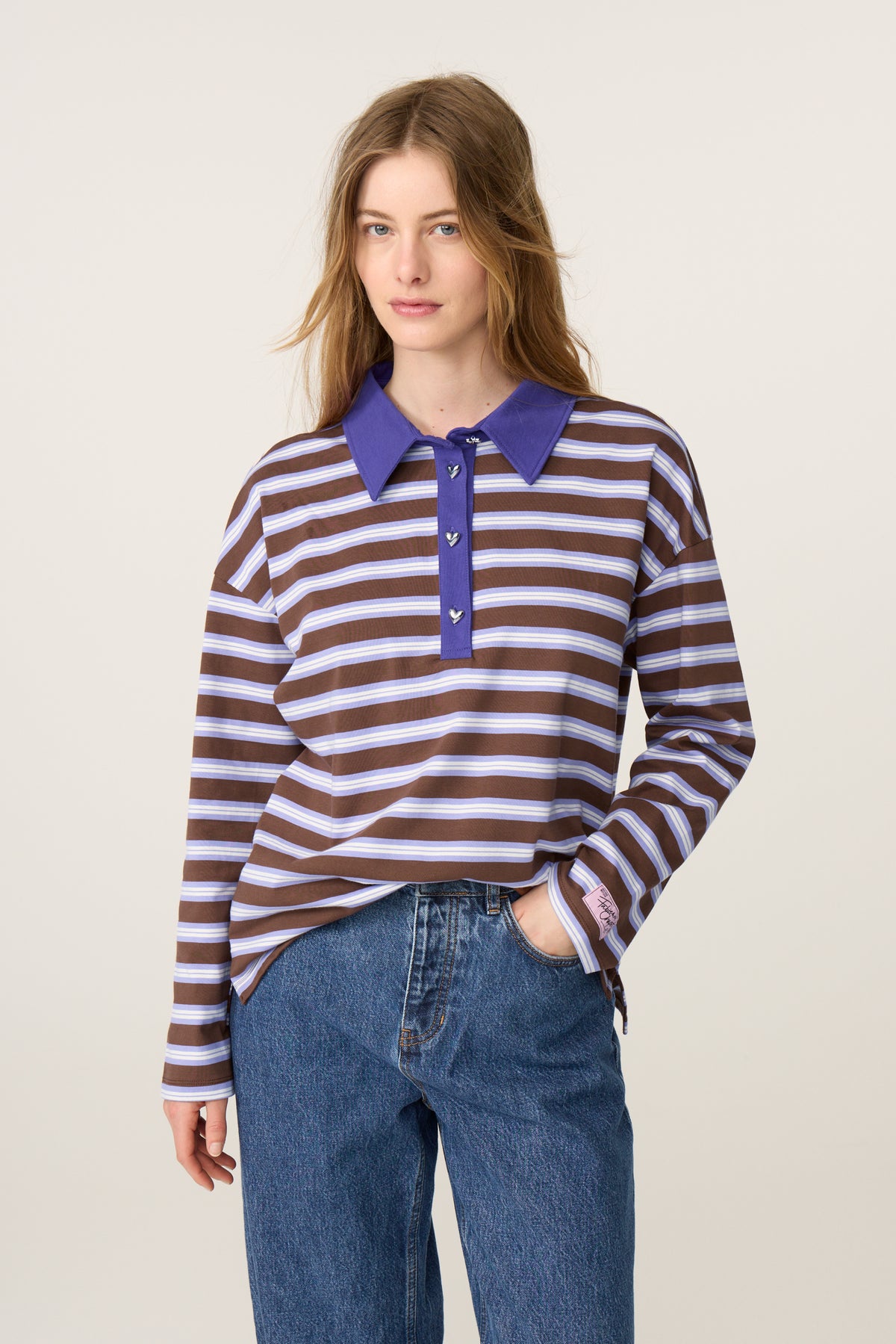 PAULA SWEATER VIOLETTA / TOFFEE | FABIENNE CHAPOT