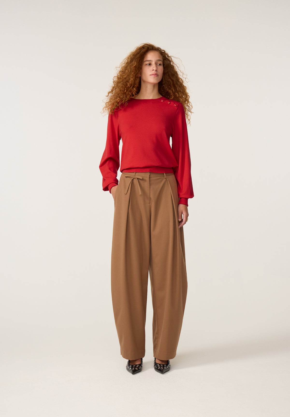 CHARLOT TROUSERS TOFFEE | FABIENNE CHAPOT