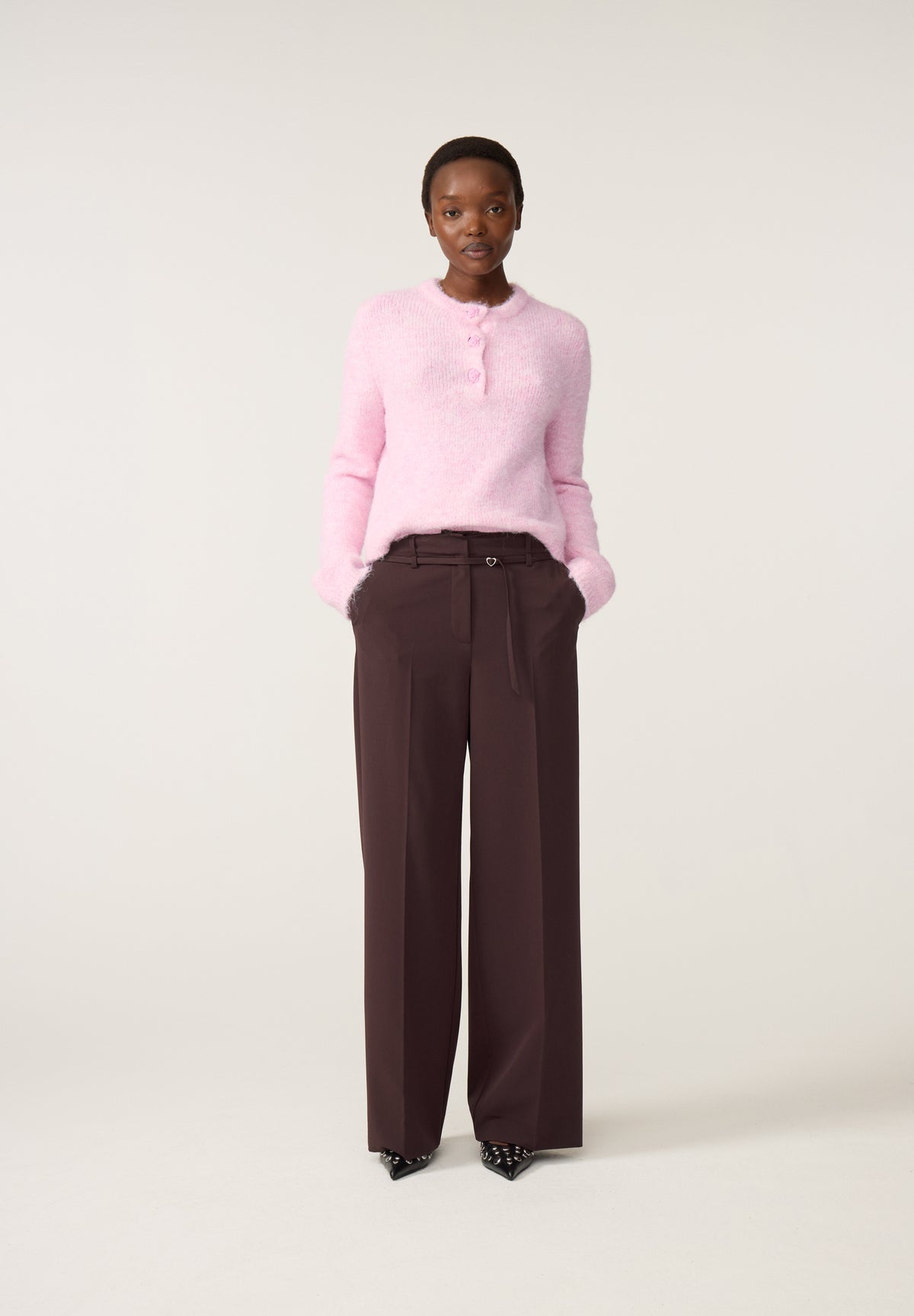 NELSAN TROUSERS COCOA | FABIENNE CHAPOT
