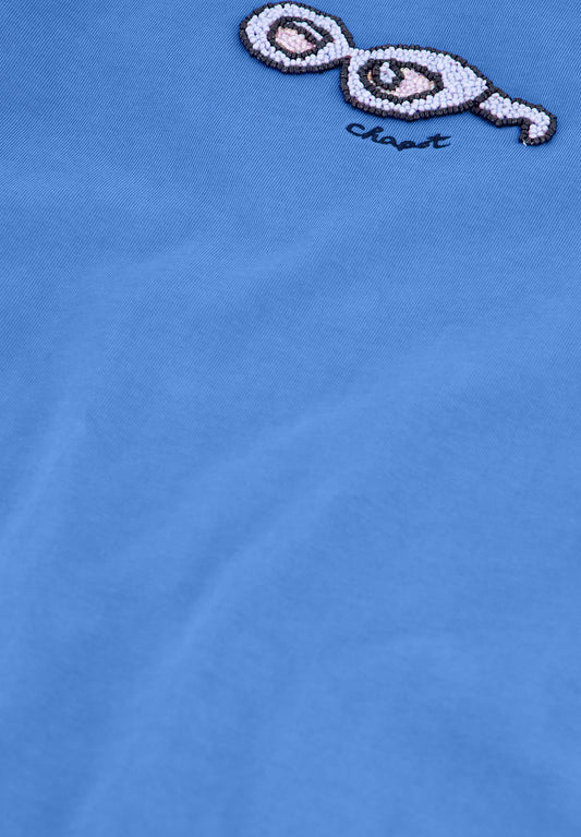 PEARL T-SHIRT MARINA BLUE | FABIENNE CHAPOT